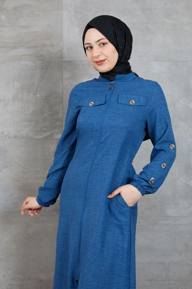 MORESUN Fermuarlı Tunik - Resim 3