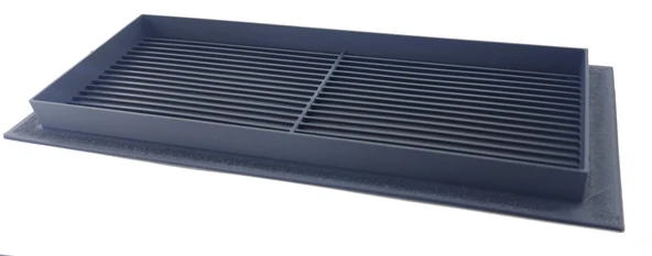 Kapı Altı Menfez Kapak 22X8,5    1 çift (2 adet) Gri ürün görseli 1