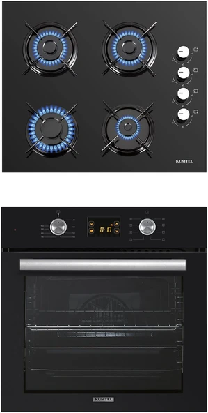 Kumtel B66-SF2 (DDT) - KO-40 TAHDF Siyah Ankastre Set ürün görseli