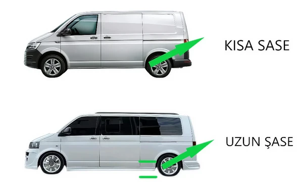T5 TRANSPORTER PANEL VAN UZUN ŞASE ARACA ÖZEL PRV1 YAN BASAMAK 2003 2004 2005 2006 2007 2008 2009 2010 - Resim 2
