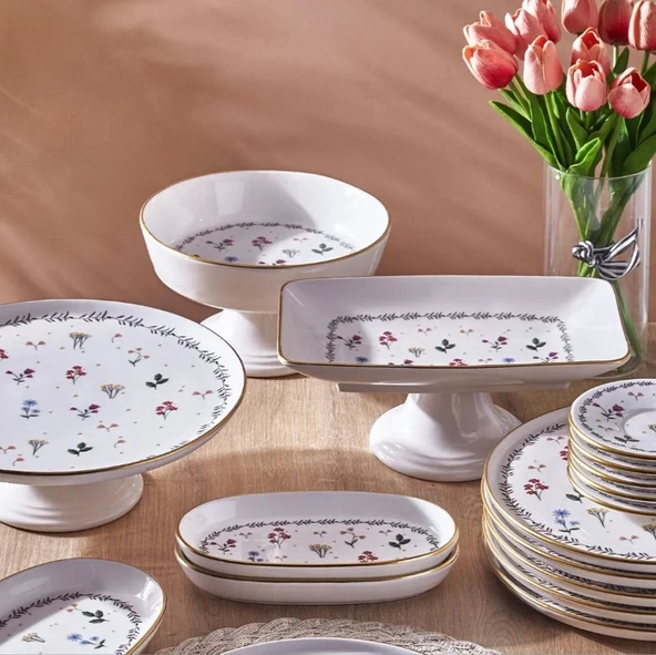 Fecra Mistral 18 Parça Servis ve Sunum Seti - 2