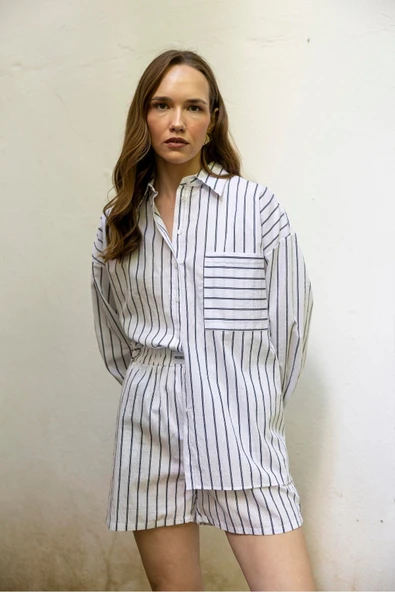 MORESUN GÖMLEK ŞORT TAKIM - Resim 3