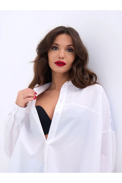 MORESUN GÖMLEK-WASHİNGTON ÇİZGİLİ - 4