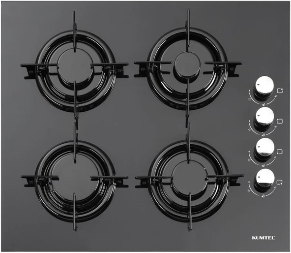 Kumtel B66 - KO-40TAHDF - DA6-830S Siyah Ankastre Set - Resim 3