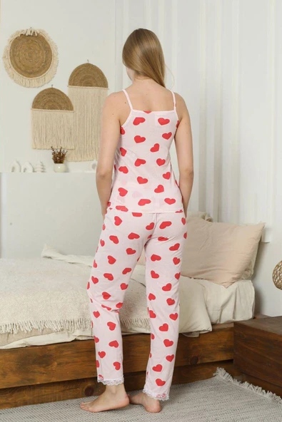 MORESUN İp Askılı Pijama Takımı - 4
