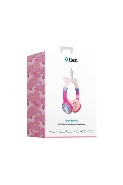 Ttec SoundBuddy 2 2KM148UN Unicorn Kulak Üstü Bluetooth Kulaklık - Resim 6