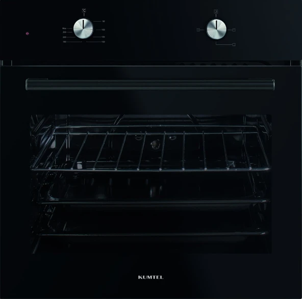 Kumtel B66S2 - KO-40 TAHDF - DA6-830 Siyah Ankastre Set - Resim 2