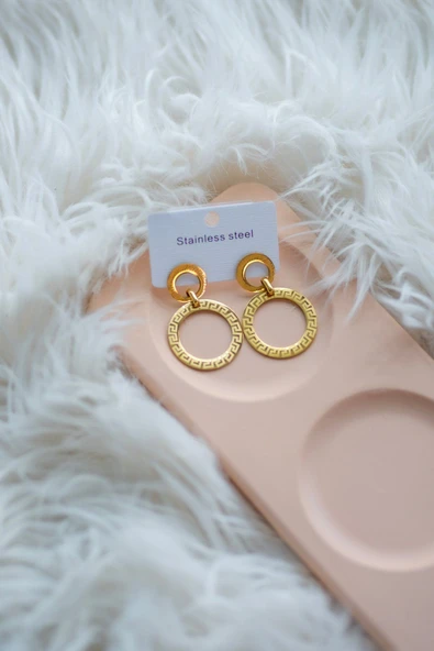 MORESUN Halka Çelik Küpe - 3