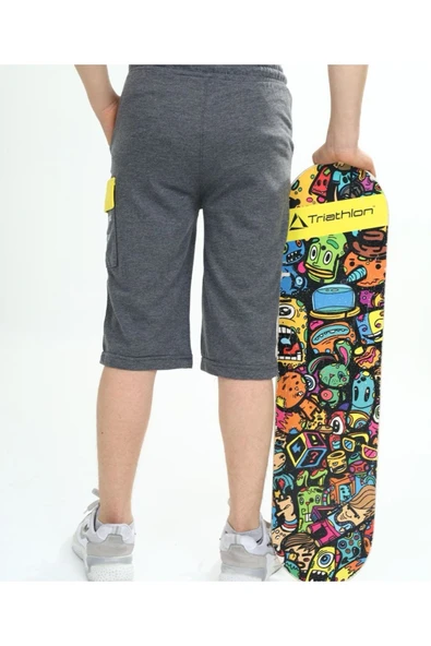 MORESUN Erkek Çocuk Kapri %100 Coton - Resim 2