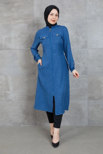 MORESUN Fermuarlı Tunik ürün görseli