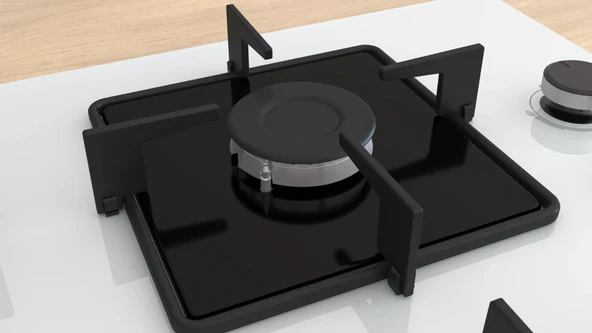 Bosch POP6C2P30O Sert Cam Ankastre Ocak Beyaz - Resim 5