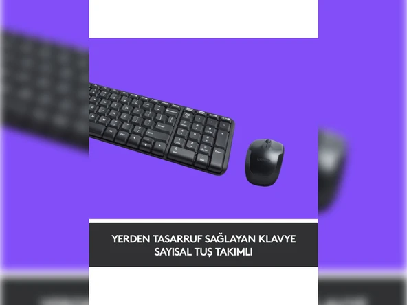Logitech MK220 920-003163 Kablosuz Klavye Mouse Seti - 4