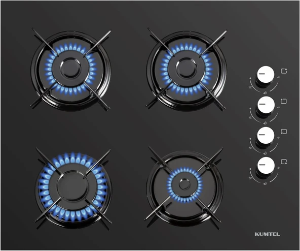 Kumtel B66-S2 + KO-40TAHDF Siyah Ankastre Set - Resim 2
