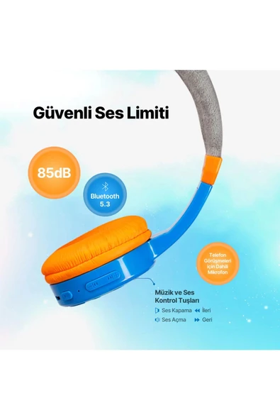 Ttec SoundBuddy 2 2KM148SK Shark Kulak Üstü Bluetooth Kulaklık - Resim 3