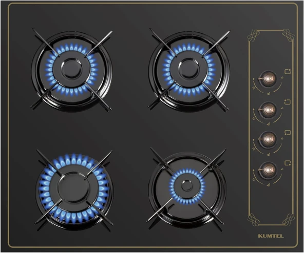 Kumtel KO-40 TAHDF Ankastre Rustik Ocak Siyah ürün görseli