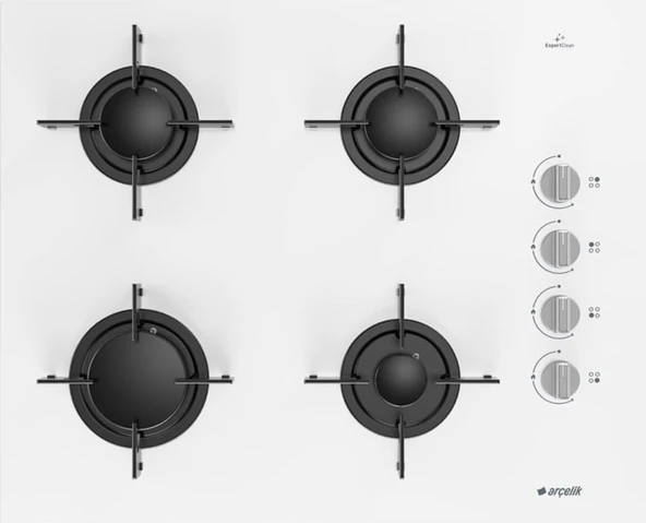 Arçelik OCD T 651 EB Ankastre Cam Ocak Beyaz ürün görseli