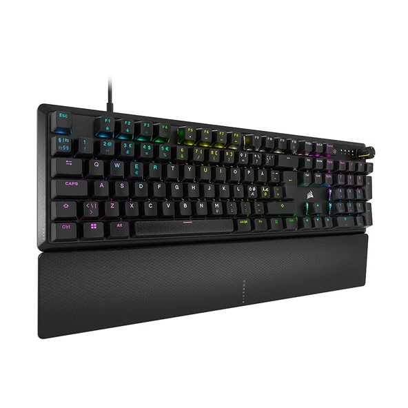 CORSAIR K70 CORE RGB Mekanik RGB MLX Red Kablolu Full-Size Türkçe Gaming Klavye-CH-910981E-TR - Resim 9