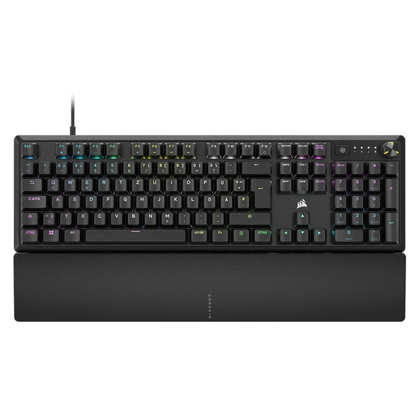 CORSAIR K70 CORE RGB Mekanik RGB MLX Red Kablolu Full-Size Türkçe Gaming Klavye-CH-910981E-TR - Resim 7