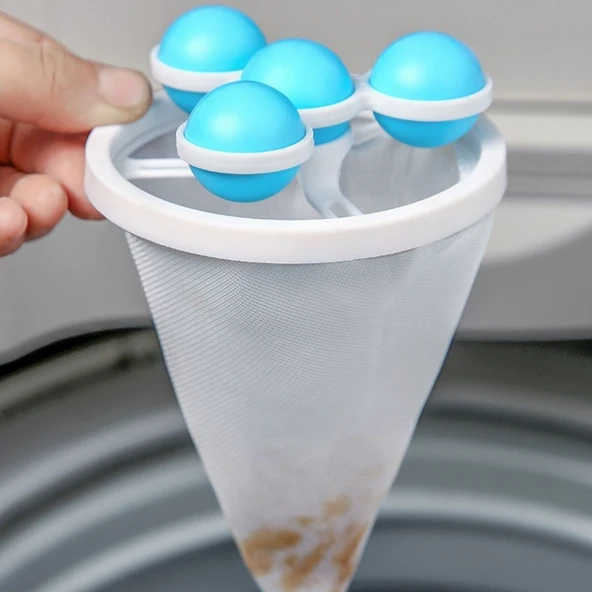 ® Çamaşır Makinesi İçin  Toz ve Evcil Hayvan Tüyü Toplayıcı Yıkanabilir Tüy Temizleme Aparatı - 5