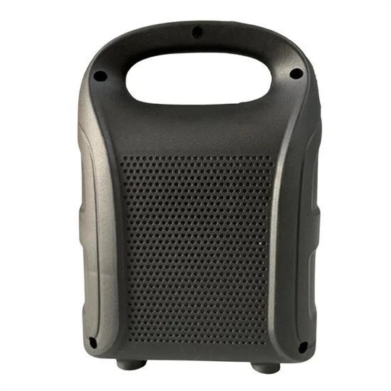 Tutmalı Mini Hoparlör Işıklı Taşınabilir Bluetooth Wireless Radyolu Sd Kart ve USB Girişli Hoparlör - Resim 2