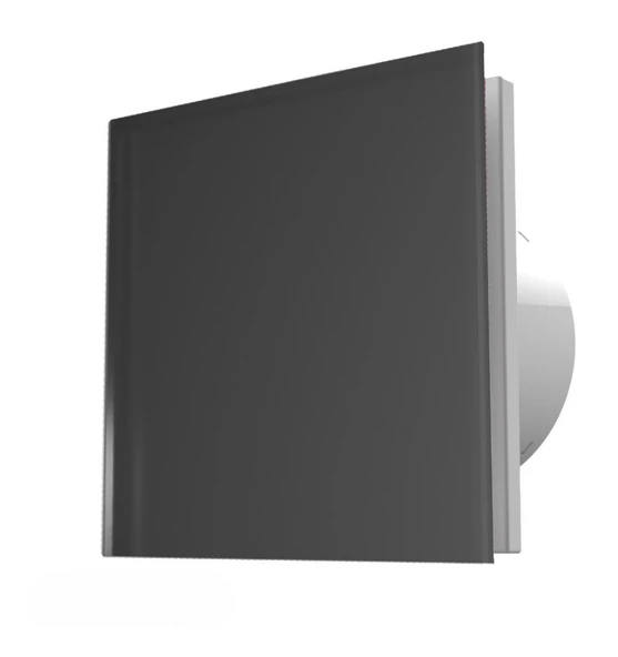 VentEurope Eon 100 BD – 10 cm Tuvalet ve Banyo Kapaklı Damperli Aspiratör Fanı-Siyah ürün görseli