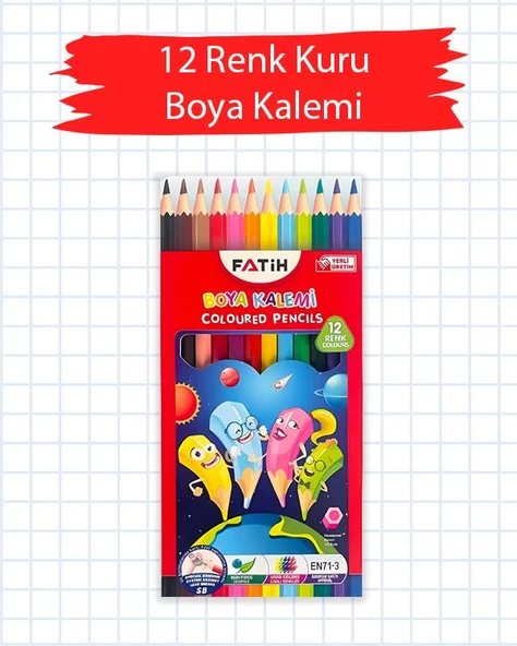 Temel Resim Defterli Okul Kırtasiye Seti 6 - 3