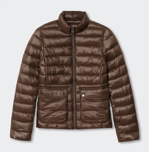 Mango Cepli kapitone anorak - Resim 3