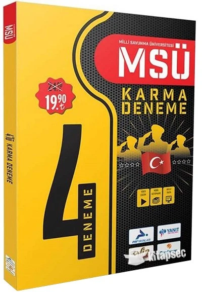 MSÜ 4 lü Karma Deneme Paraf Yayınları ürün görseli 1