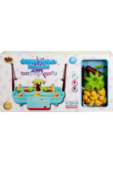 oydaş oyuncak El Ve Göz Kordinasyon Geliştirici Müzikli Hafif Dalgalı Suda Pilli Havuzlu Ördek Yakalama Oyun Seti - 5