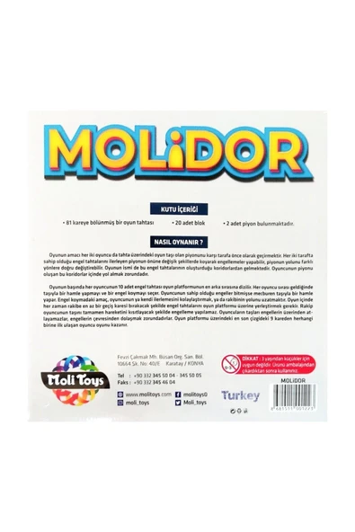 Moli Toys Molidor Koridor Eğitici Zeka Ve Strateji Oyunu - 2