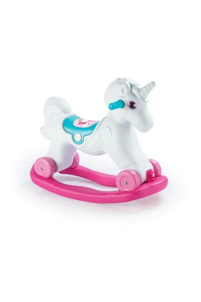 DOLU OYUNCAK Dolu 2509 Unicorn Sallanan Tekerlek At - 1