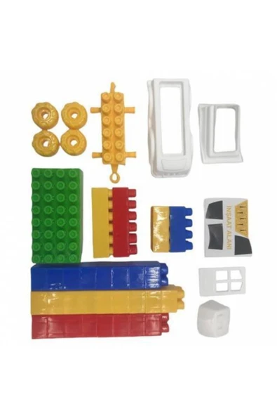 Farbu Oyuncak Asya Oyuncak Lego 40 Parça Inşaat Yapı Blokları Seti Ant006 - 4