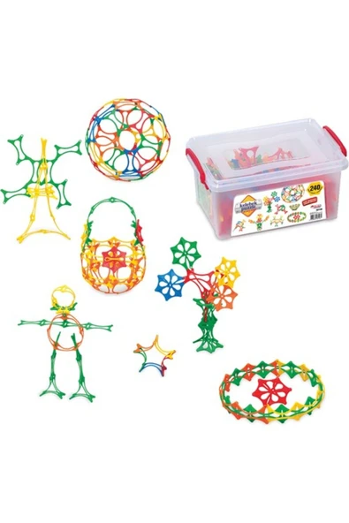 DEDE Oyuncak Kelebek Puzzle Küçük Boy Box 240 Parça - 1