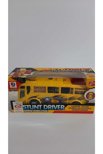 Toys Robota Dönüşen Işıklı Pilli Robot - 1