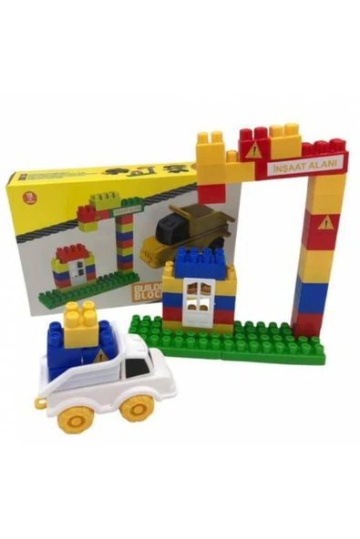 Farbu Oyuncak Asya Oyuncak Lego 40 Parça Inşaat Yapı Blokları Seti Ant006 - 2