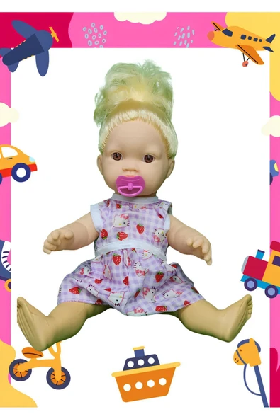 npratik Lüx Kıyafetli Emzikli Ağlayan Ve Konuşan Et Bebek - 2