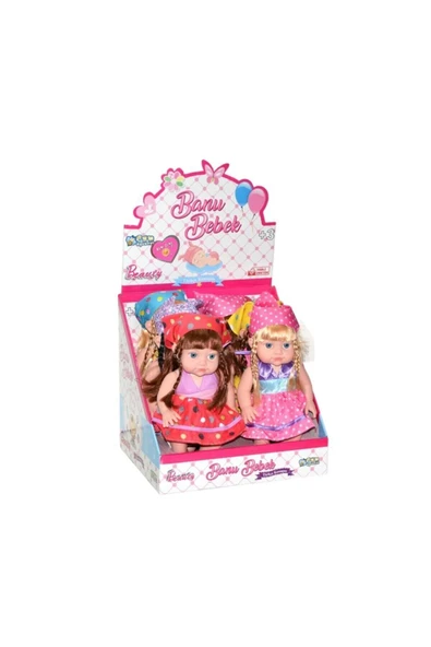 CAN OYUNCAK Türkçe Konuşan Müzik Çalan Sevimli Banu Bebek 30 Cm - 2