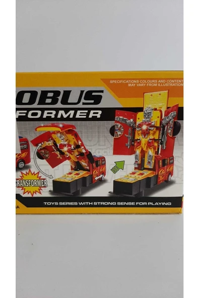 Toys Robota Dönüşen Işıklı Pilli Robot - 3