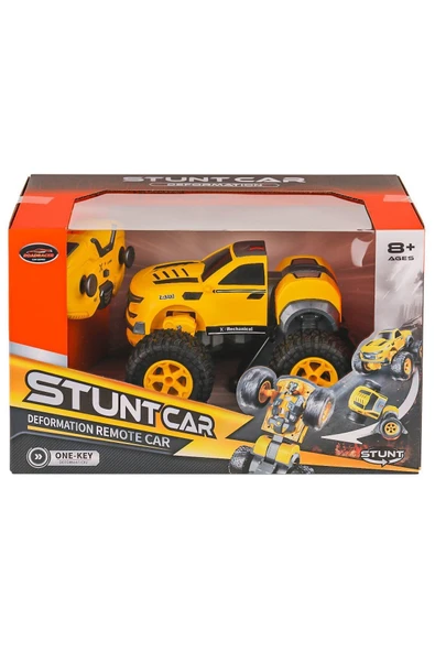 CAN OYUNCAK Uzaktan Kumandalı Robota Dönüşebilen Sarı Kamyon Oyuncak 1/20 ürün görseli