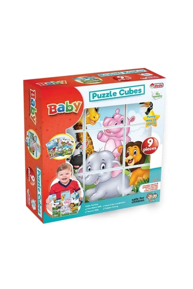 Dede Oyuncak 02034 Resimli Küpler 9 Parça -dede - 1