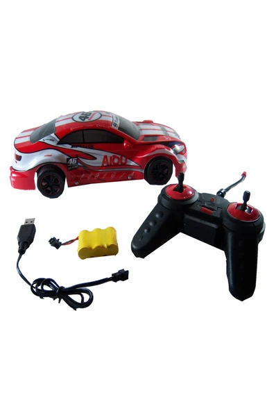 crv Sarjlı Pilli Uzaktan Kumandalı Model Araba Kırmızı - Resim 4