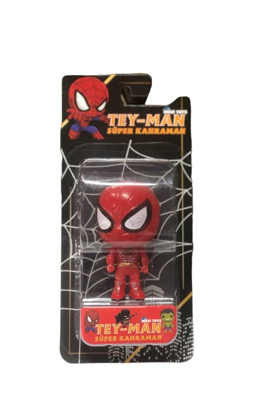 OYUNCAK STORE Mini Marvel Figür Oyuncak Örümcek Adam Süper Kahraman Oyuncak - 1