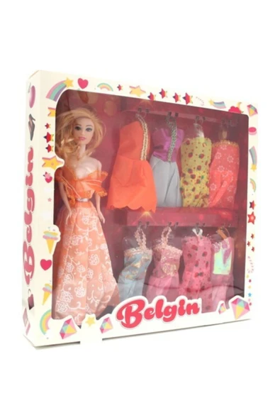 Limon Oyuncak Yedek Elbiseli Bebek - 1