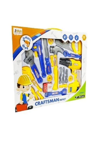 Banadabak Asya Craftsman Depot 6101-3 Tamir Seti 19 Parça 3+ - 1