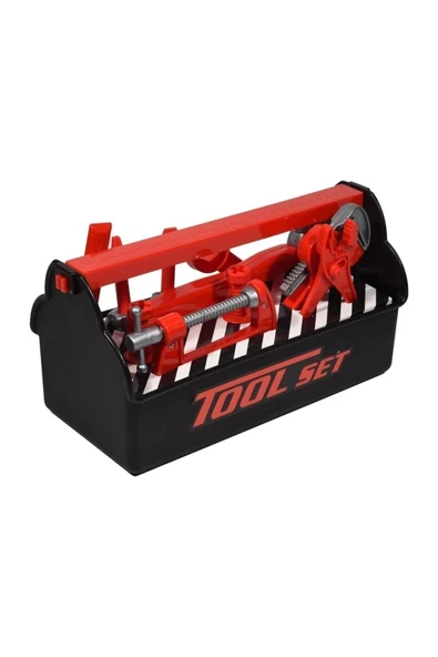 BESTTOYS Tamirci Çantası Eğitici & Öğretici Çantalı Tamir Aletleri Seti Okul Öncesi Rol Yapma Meslek Setleri - 3