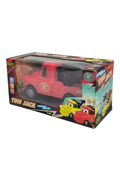 Can Ali Toys Canali Oyuncak Pilli Sesli Işıklı Tow Jack Çekici Kamyonet - Resim 4