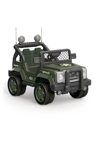 Dolu Hunter Commando Mılıtary Haki Akülü Araç 12v Mp3 Player 8083 - 1