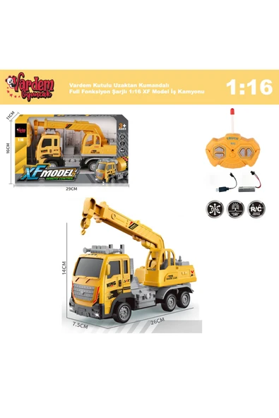 cayenna Vardem Kutulu Uzaktan Kumandalı Full Fonksiyon Şarjlı 1:18 Rock Crawler Arazi Aracı - 1