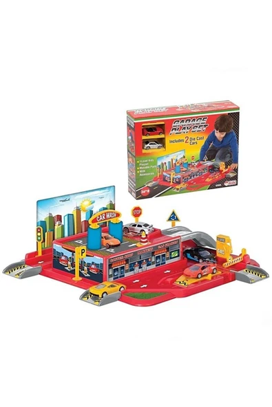 Adalı Oyuncak Garaj Oyun Seti - 1 Katlı ürün görseli