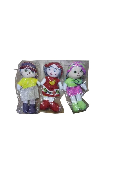 bıcırık toys 40 Cm Bez Bebek Poşetli Yeşil - 1
